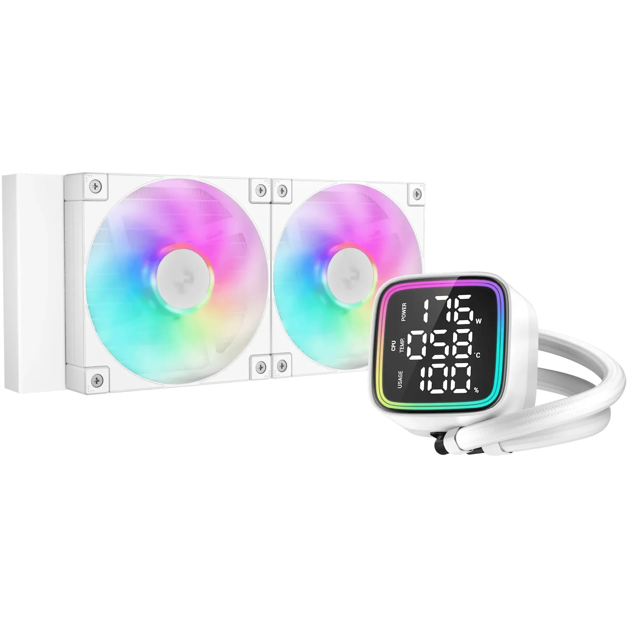 Купити Система водяного охолодження DeepCool LD240 White (R-LD240-WHDMMN-G-1) - фото 1