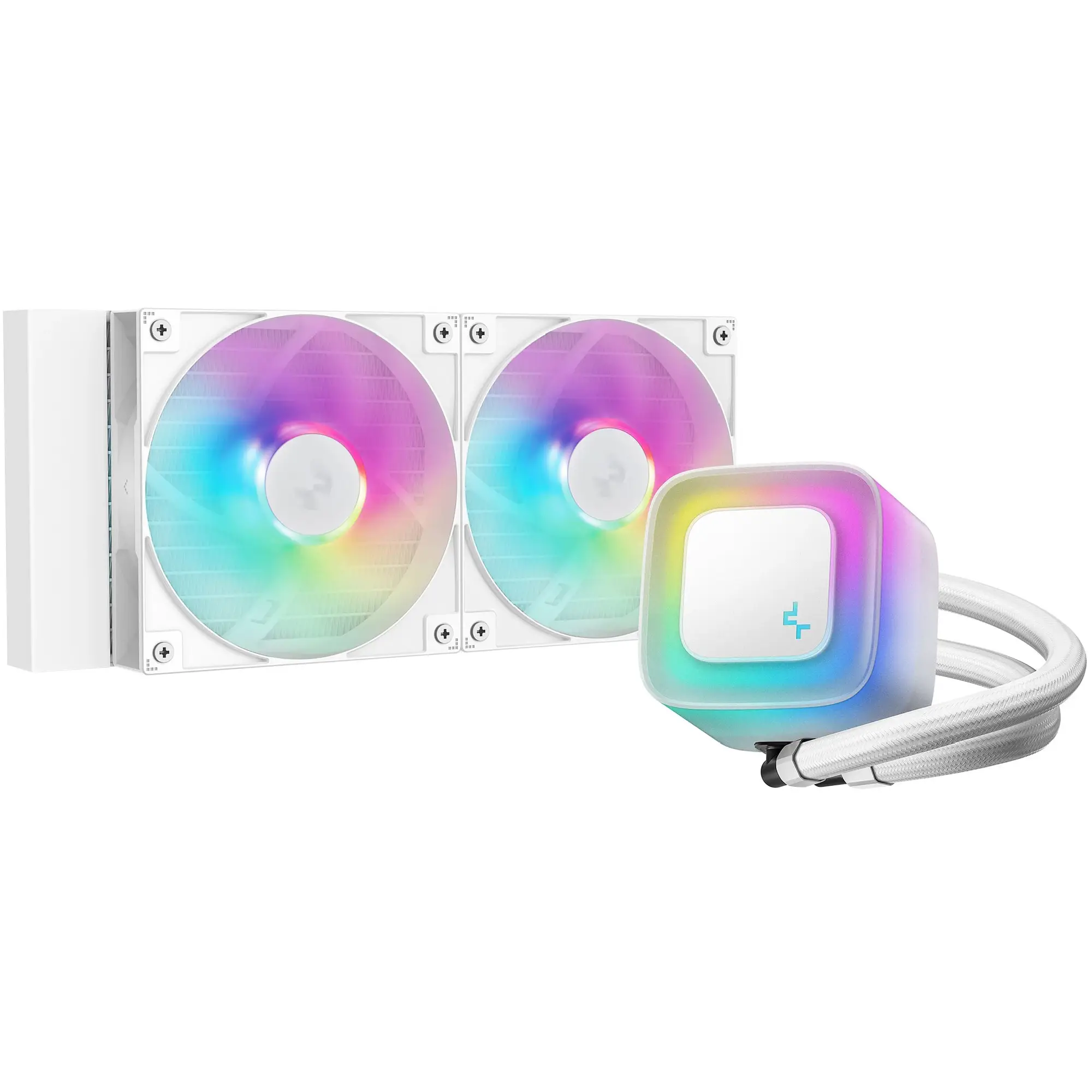 Купити Система водяного охолодження DeepCool LE240 WH V2 (R-LE240-WHAMMN-G-2) - фото 1
