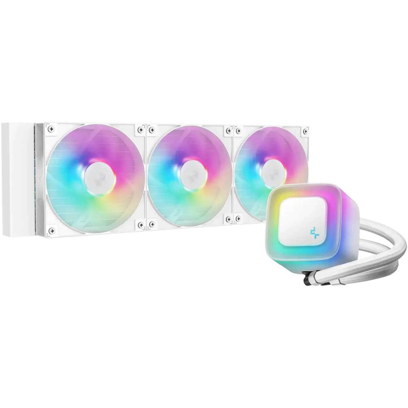 Купити Система водяного охолодження DeepCool LE360 WH V2 (R-LE360-WHAMMN-G-2) - фото 1
