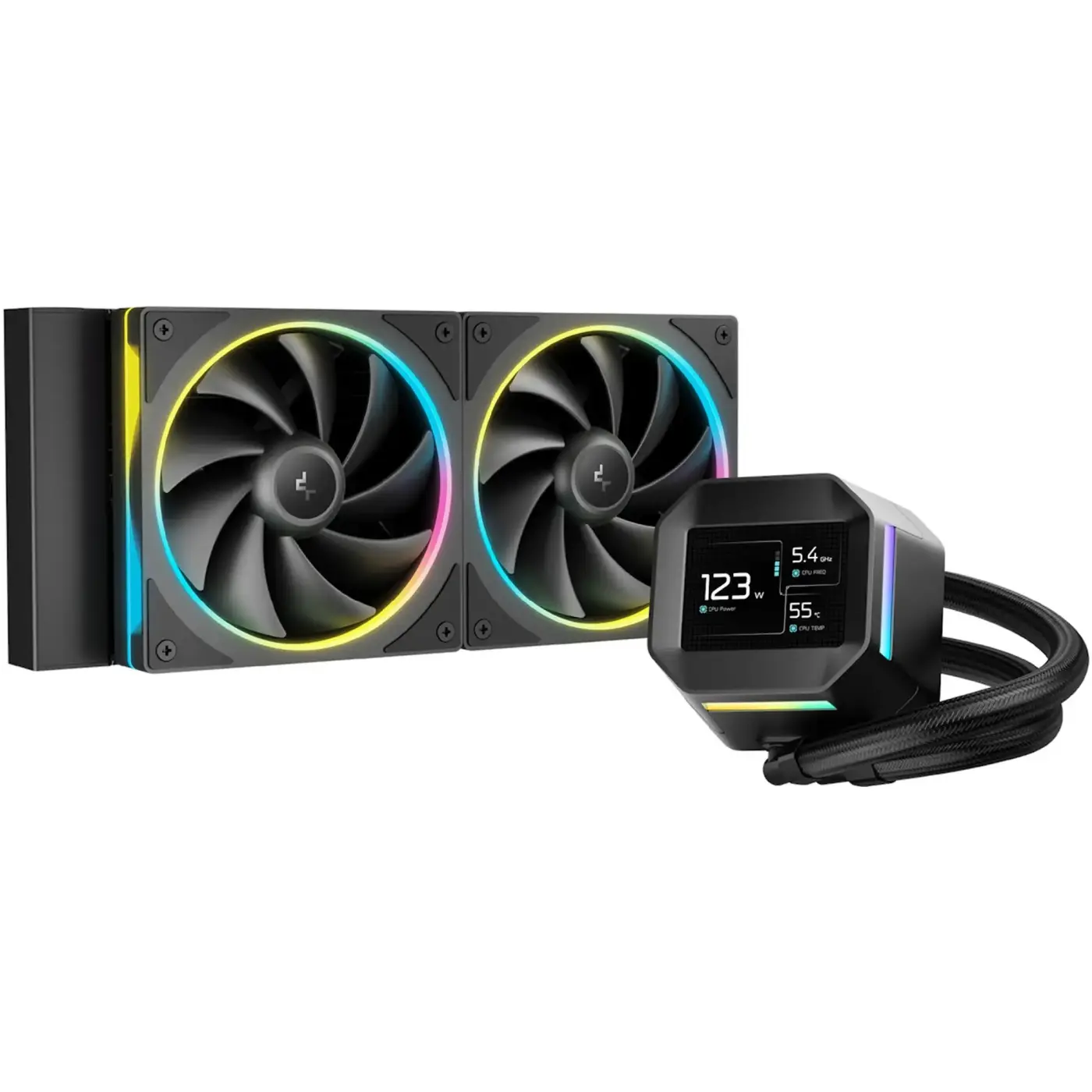 Купити Система водяного охолодження DeepCool LM240 Black (R-LM240-BKDMMC-1) - фото 1