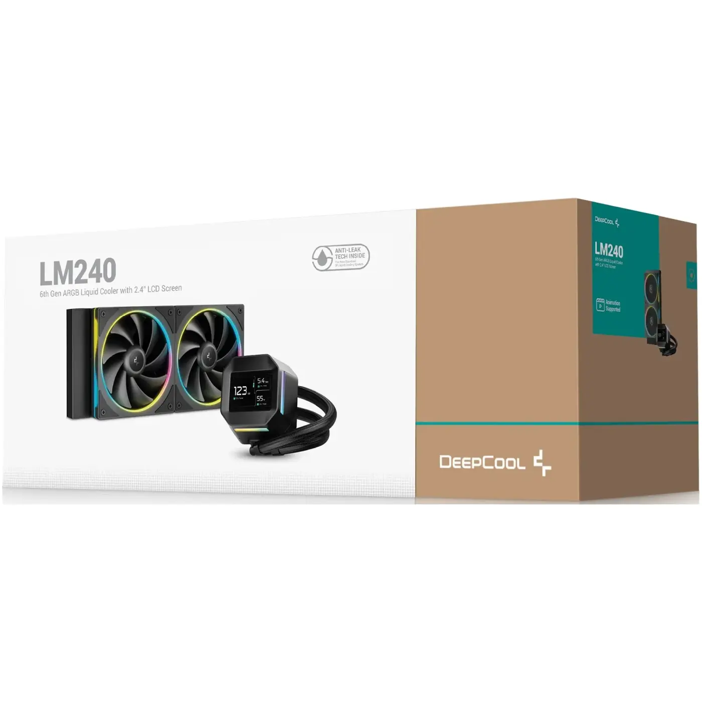 Купити Система водяного охолодження DeepCool LM240 Black (R-LM240-BKDMMC-1) - фото 6