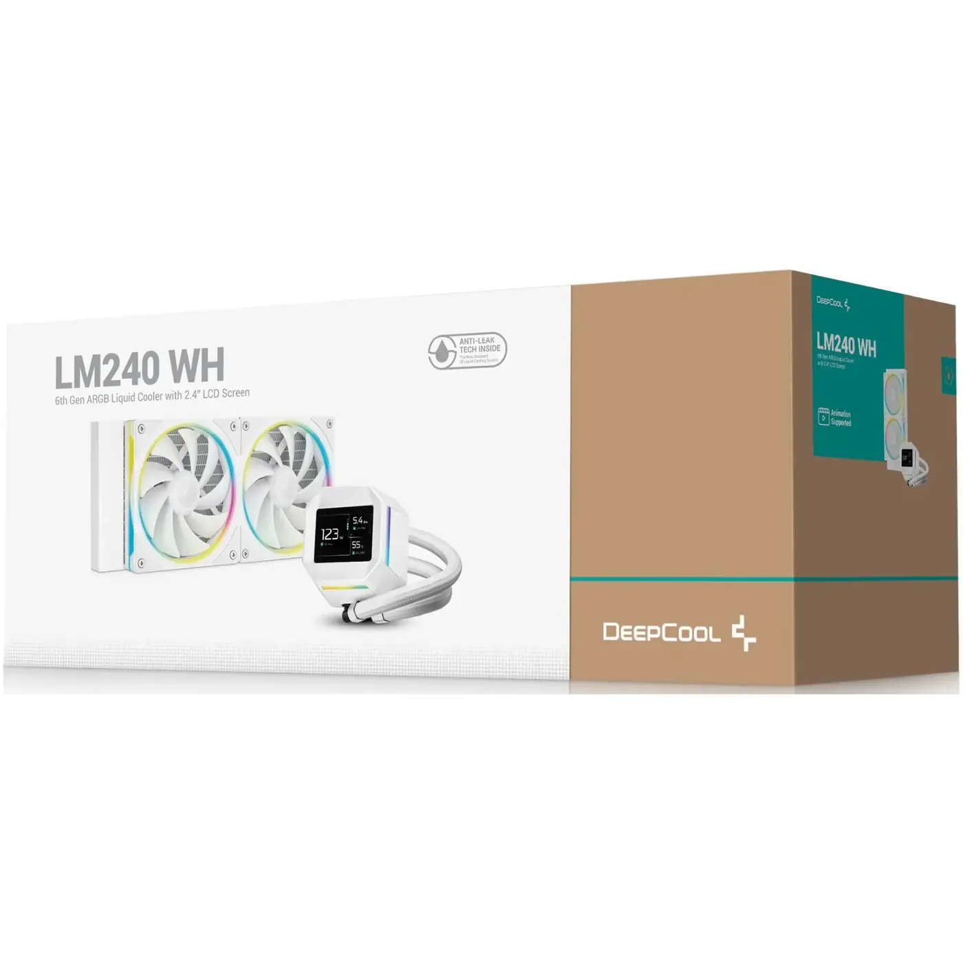 Купити Система водяного охолодження DeepCool LM240 WH (R-LM240-WHDMMC-1) - фото 4