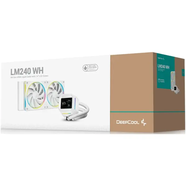 Купити Система водяного охолодження DeepCool LM240 WH (R-LM240-WHDMMC-1) - фото 4