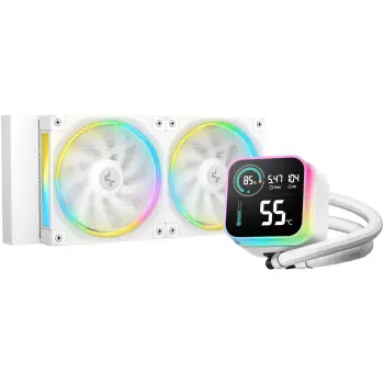 Купити Система водяного охолодження DeepCool LQ240 White (R-LQ240-WHDSMC-G-1) - фото 1