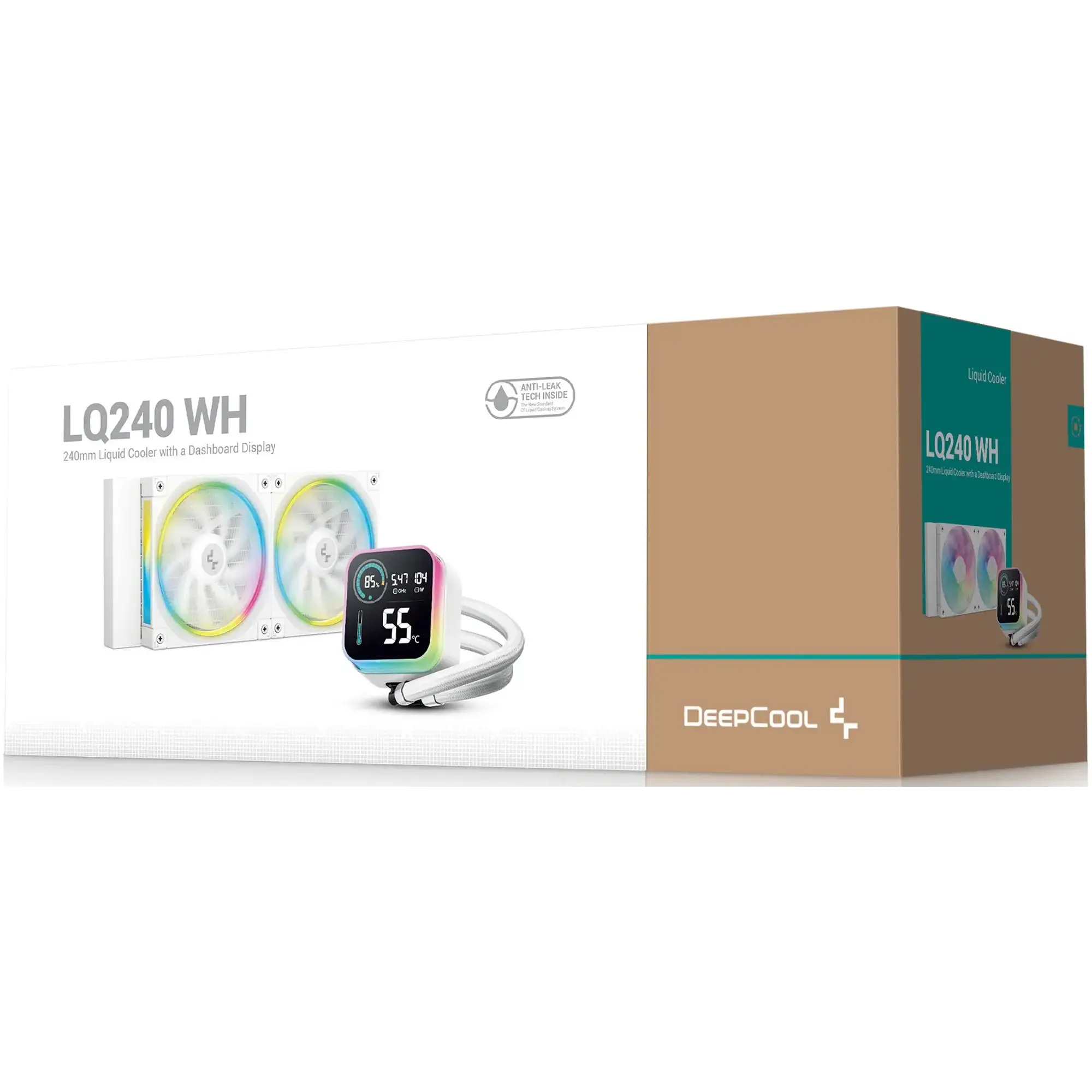 Купити Система водяного охолодження DeepCool LQ240 White (R-LQ240-WHDSMC-G-1) - фото 6