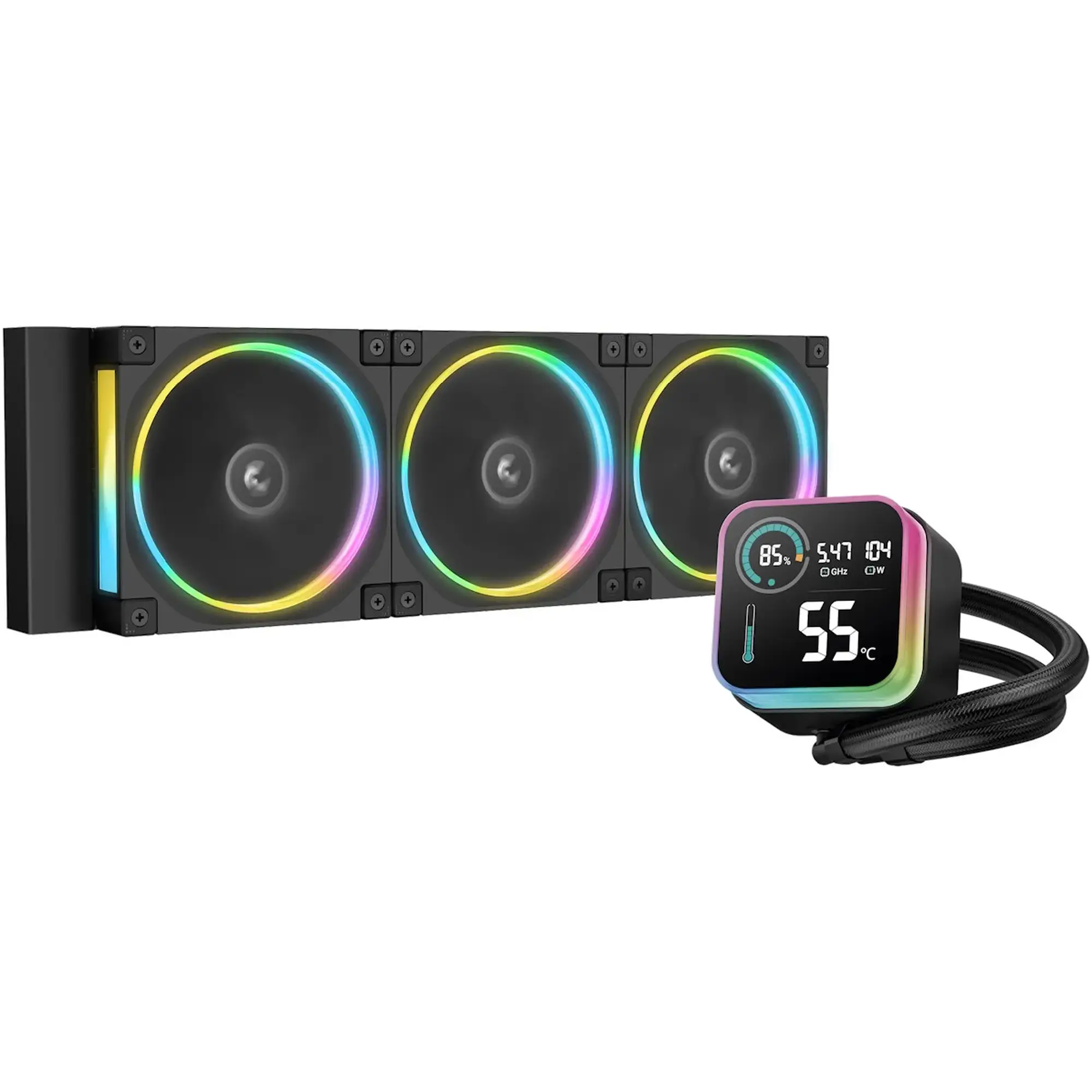 Купити Система водяного охолодження DeepCool LQ360 Ultra ARGB Black (R-LQ360-BKASMC-G-1) - фото 1
