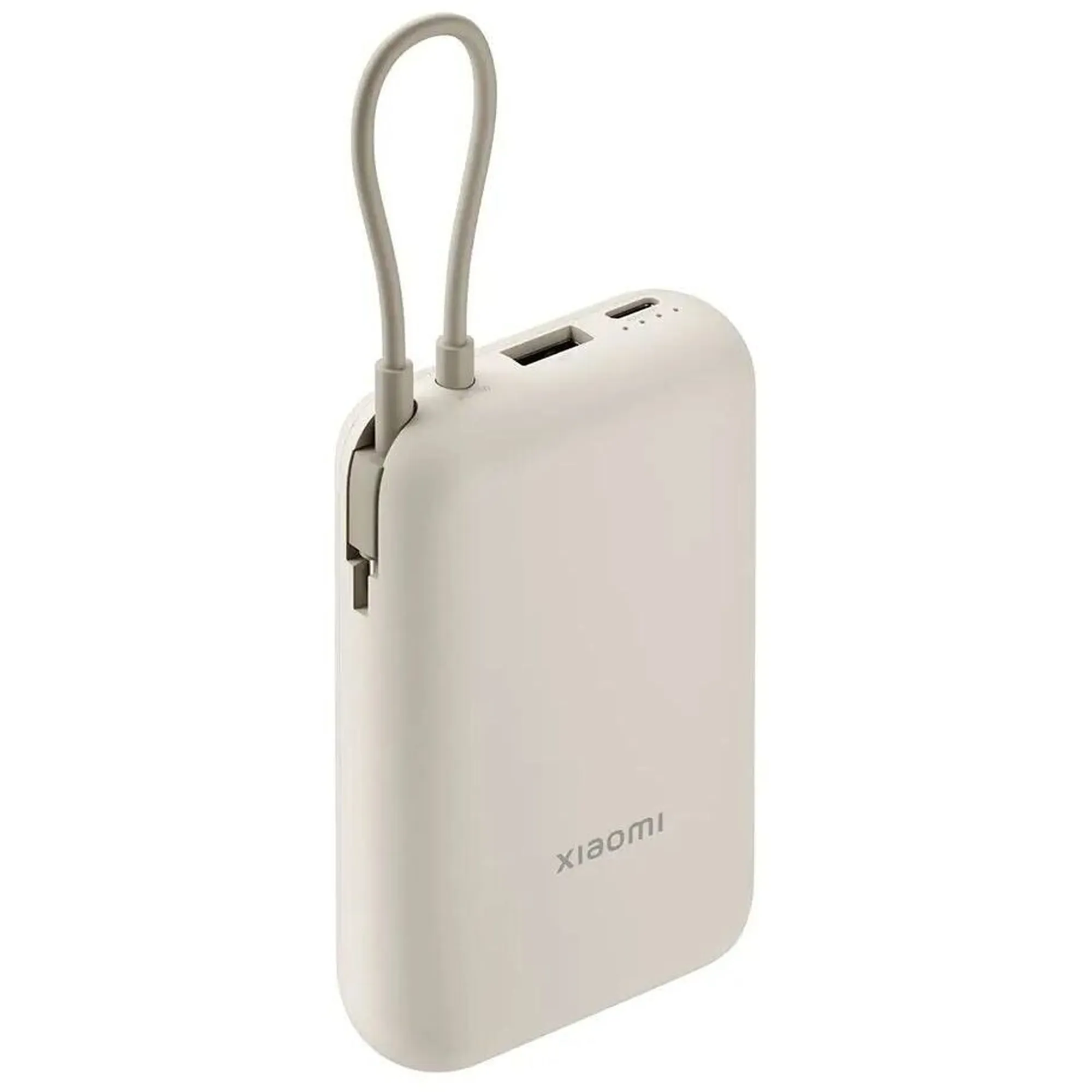 Купити Павербанк УМБ Xiaomi 10000mAh 22.5W Integrated Cable Beige (BHR9072GL) - фото 1