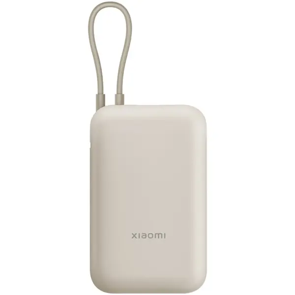 Купити Павербанк УМБ Xiaomi 10000mAh 22.5W Integrated Cable Beige (BHR9072GL) - фото 2