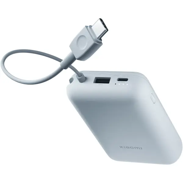Купити Павербанк УМБ Xiaomi 10000mAh 22.5W Integrated Cable Blue (BHR9073GL) - фото 4