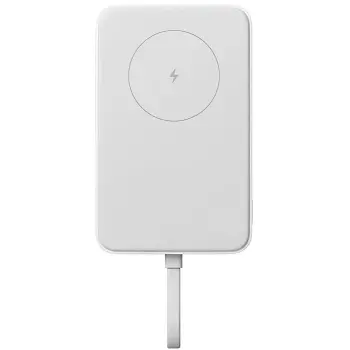Купити Павербанк УМБ Xiaomi 10000mAh 33W Magnetic Integrated Cable White (BHR9822GL) - фото 1