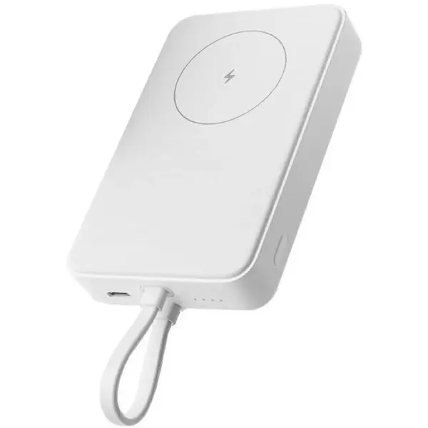 Купити Павербанк УМБ Xiaomi 10000mAh 33W Magnetic Integrated Cable White (BHR9822GL) - фото 2