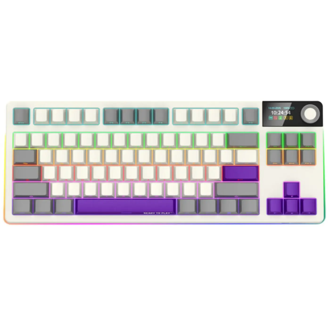 Купить Клавиатура Lorgar KBP70TKLW Wireless TKL Mechanical Pro UA Beige (LRG-KBP70TKLW-RT-US) - фото 1