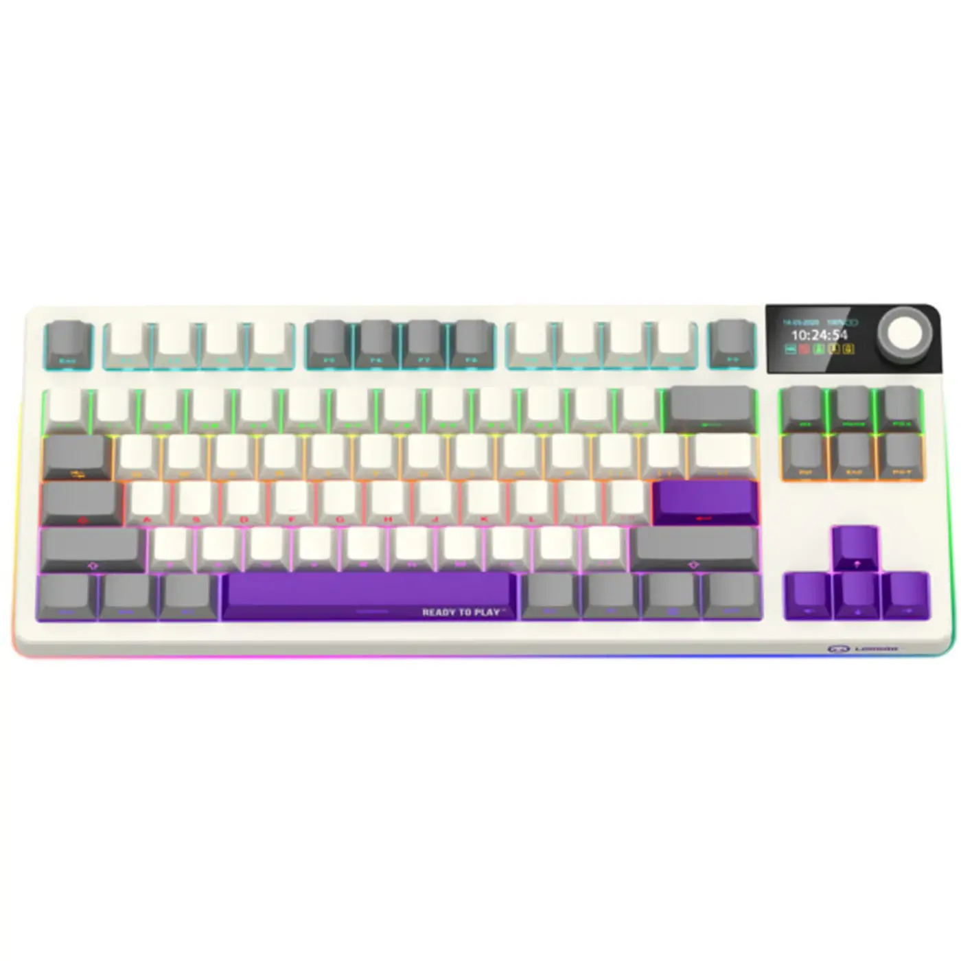 Купить Клавиатура Lorgar KBP70TKLW Wireless TKL Mechanical Pro UA Beige (LRG-KBP70TKLW-RT-US) - фото 2