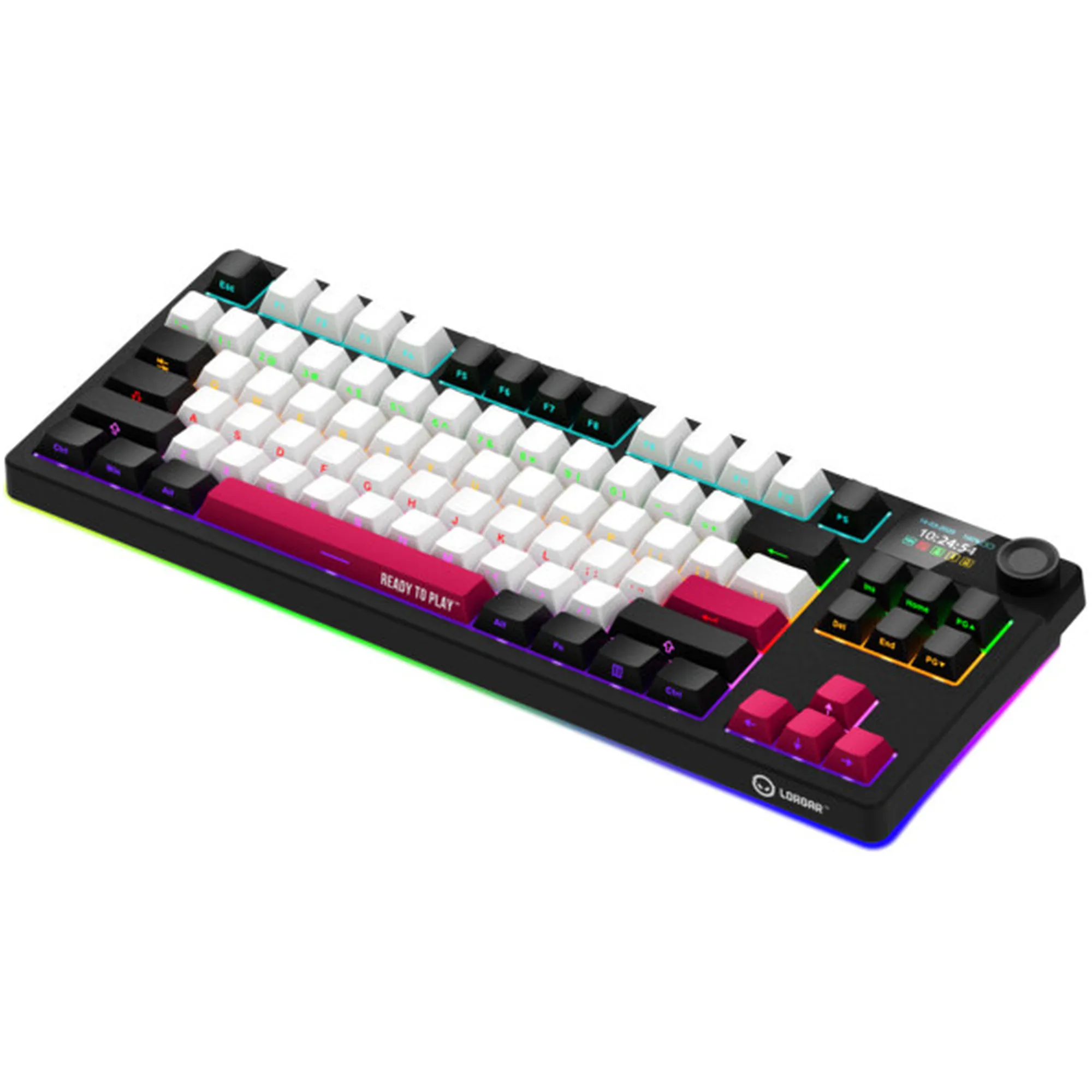 Купить Клавиатура Lorgar KBP70TKLW Wireless TKL Mechanical Pro UA Black/Red (LRG-KBP70TKLW-BK-US) - фото 5