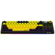 Купить Клавиатура Lorgar KBP70TKLW Wireless TKL Mechanical Pro UA Black/Yellow (LRG-KBP70TKLW-YL-US) - фото 4