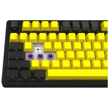 Купить Клавиатура Lorgar KBP70TKLW Wireless TKL Mechanical Pro UA Black/Yellow (LRG-KBP70TKLW-YL-US) - фото 10