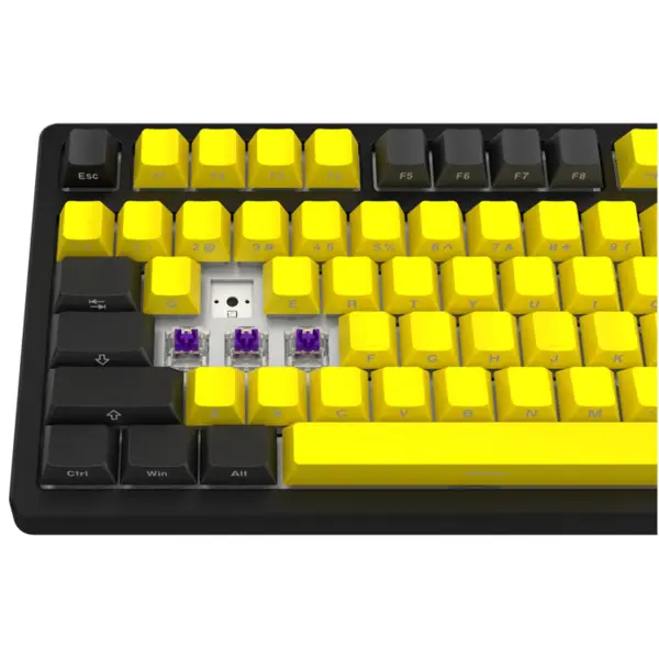 Купить Клавиатура Lorgar KBP70TKLW Wireless TKL Mechanical Pro UA Black/Yellow (LRG-KBP70TKLW-YL-US) - фото 10