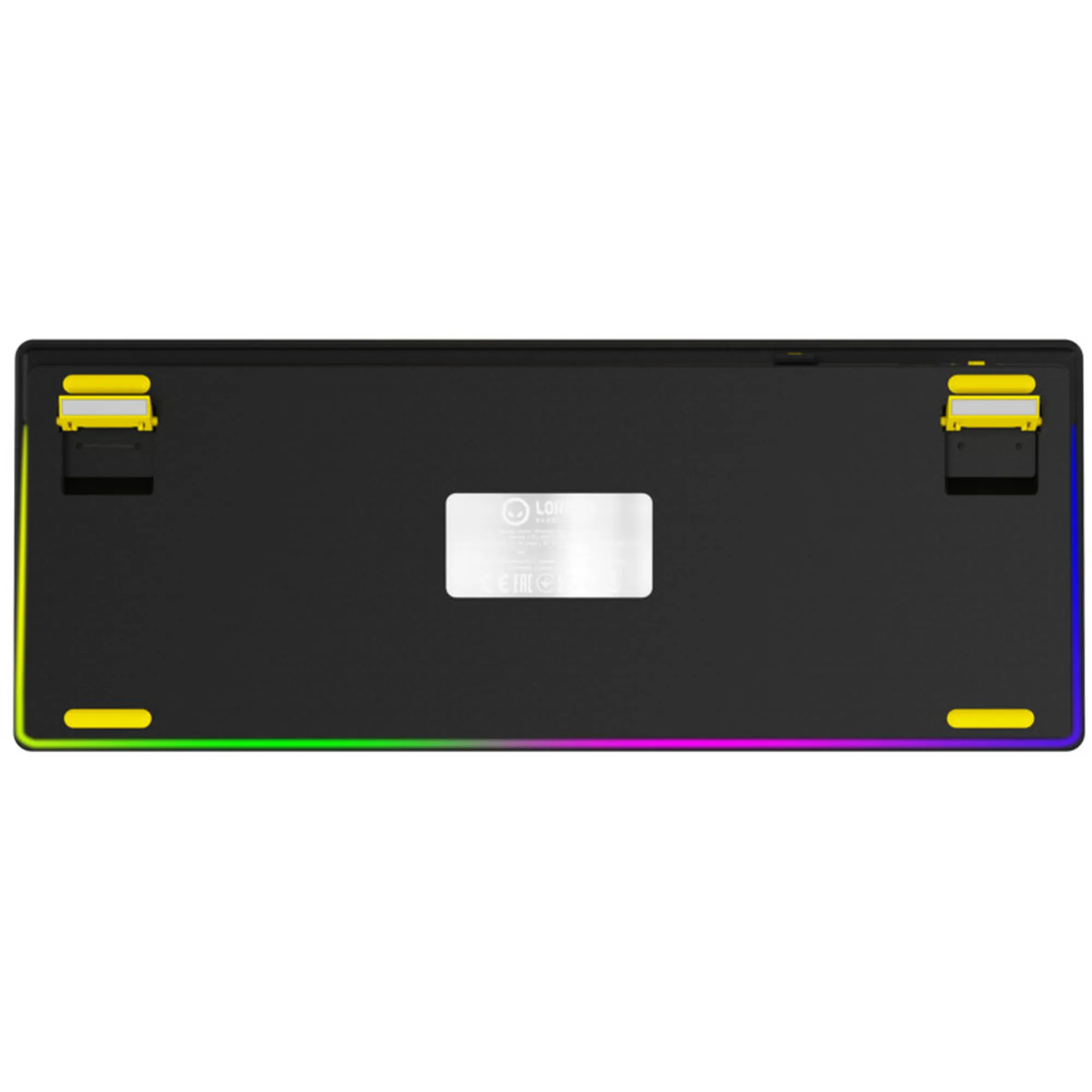 Купить Клавиатура Lorgar KBP70TKLW Wireless TKL Mechanical Pro UA Black/Yellow (LRG-KBP70TKLW-YL-US) - фото 12