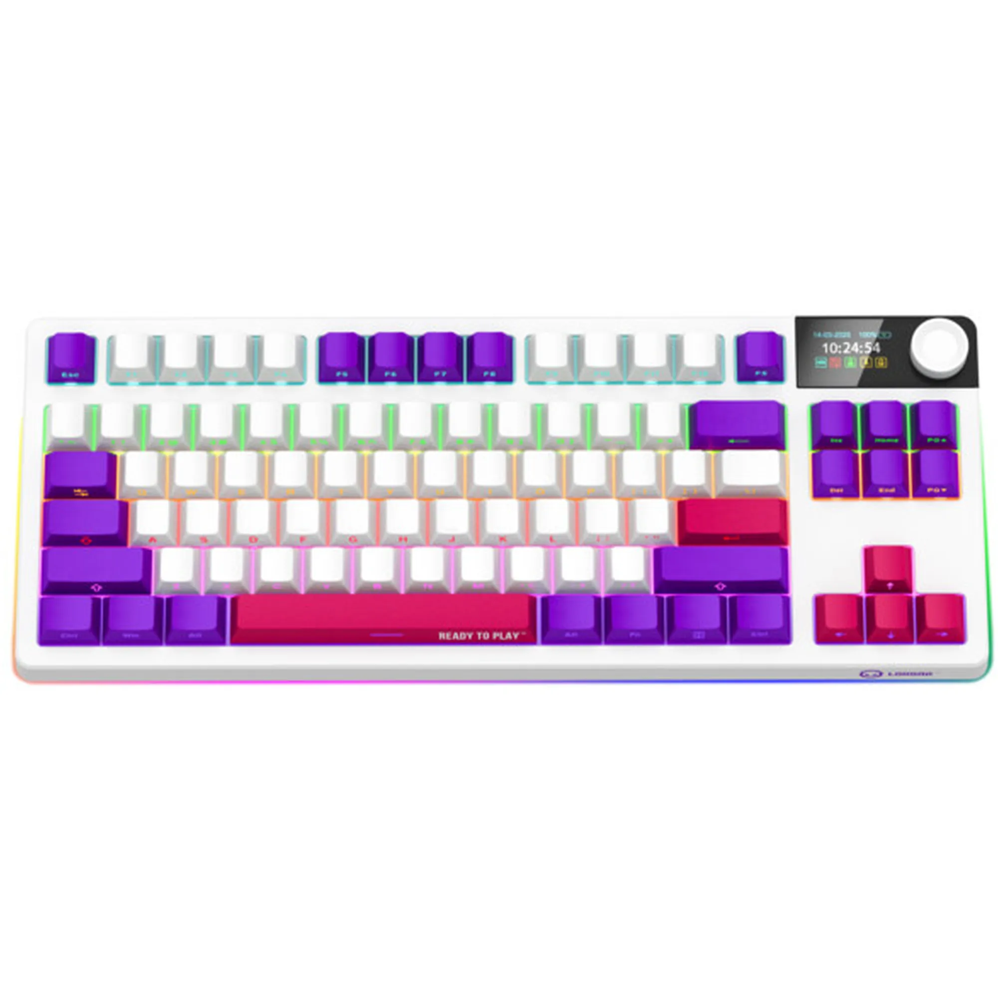 Купить Клавиатура Lorgar KBP70TKLW Wireless TKL Mechanical Pro UA White (LRG-KBP70TKLW-WH-US) - фото 2