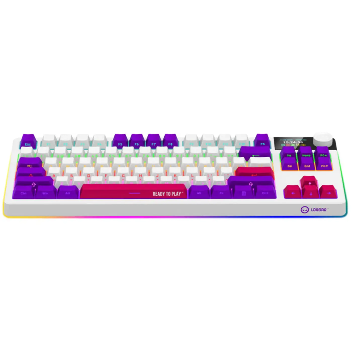 Купить Клавиатура Lorgar KBP70TKLW Wireless TKL Mechanical Pro UA White (LRG-KBP70TKLW-WH-US) - фото 5