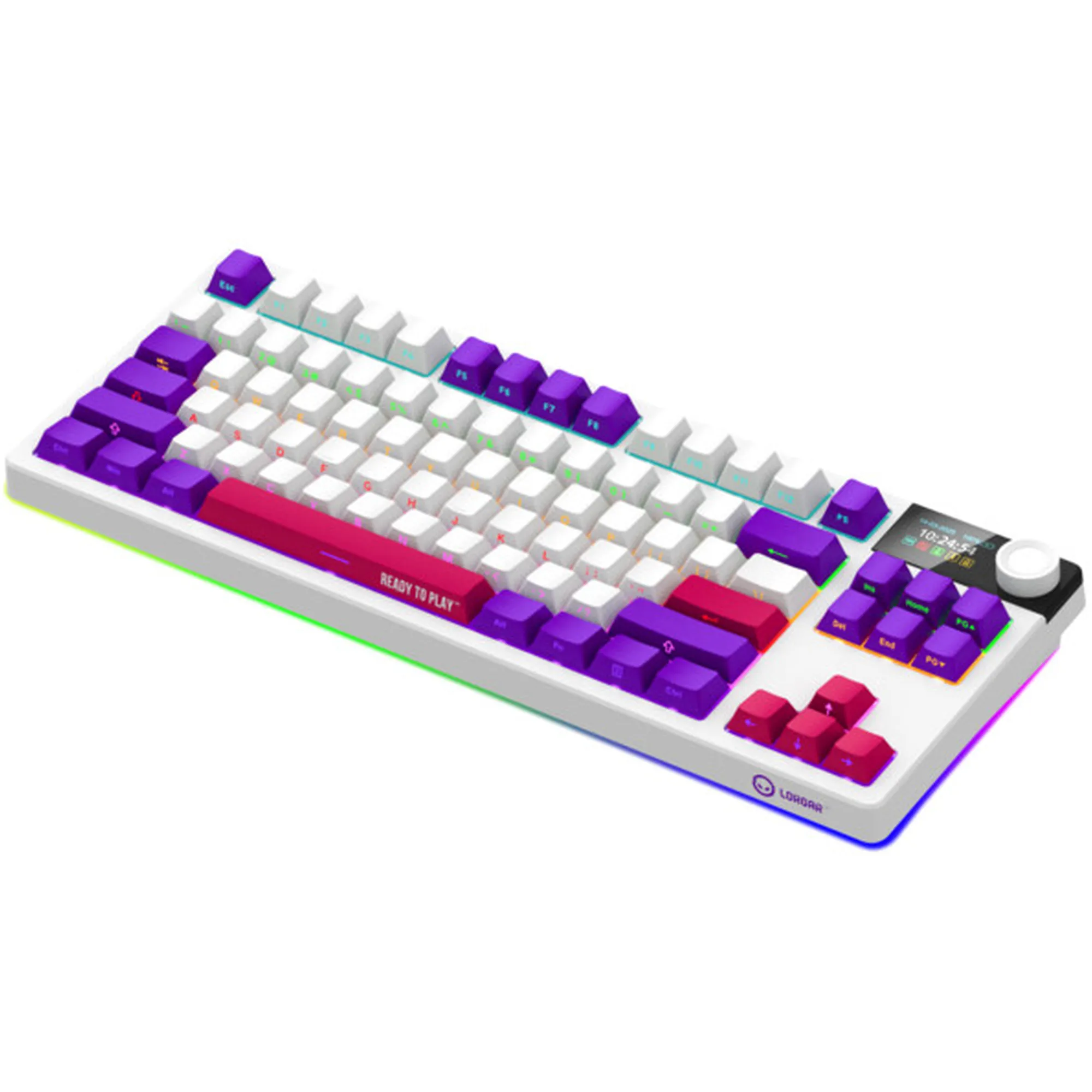 Купить Клавиатура Lorgar KBP70TKLW Wireless TKL Mechanical Pro UA White (LRG-KBP70TKLW-WH-US) - фото 6