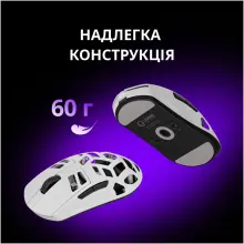 Купити Мишка Lorgar Elite MSE90W Wireless/Bluetooth White (LRG-MSE90W-WH) - фото 15