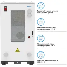 Купить Блок батарей DEYE GE-F240 240kWh, 768V, 314Ah, LiFePO4 (GE-F240-BC-2-A3) - фото 3