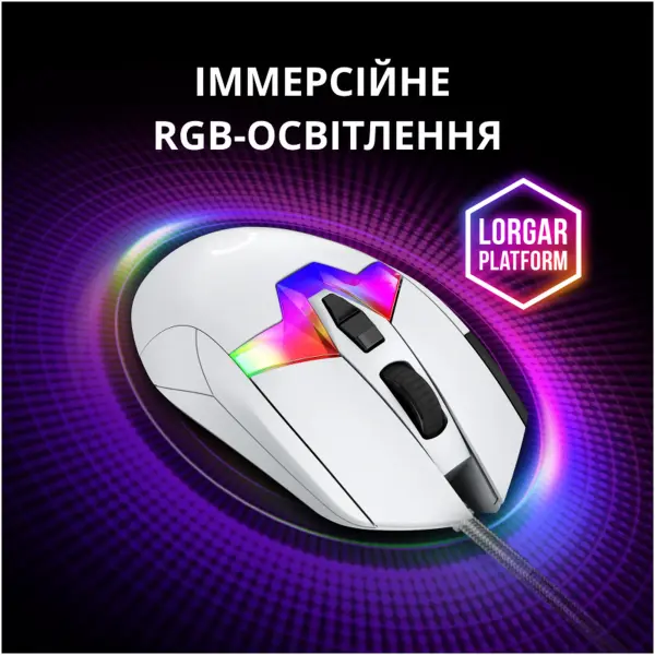 Купить Мышь Lorgar MSP80 Pro USB White (LRG-MSP80-WH) - фото 17