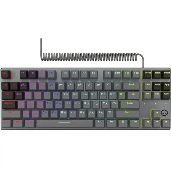 Купити Клавіатура Lorgar Azar 514TKL RGB Mechanical USB UA Black/Grey (LRG-GK514TKL-BK-UA) - фото 2