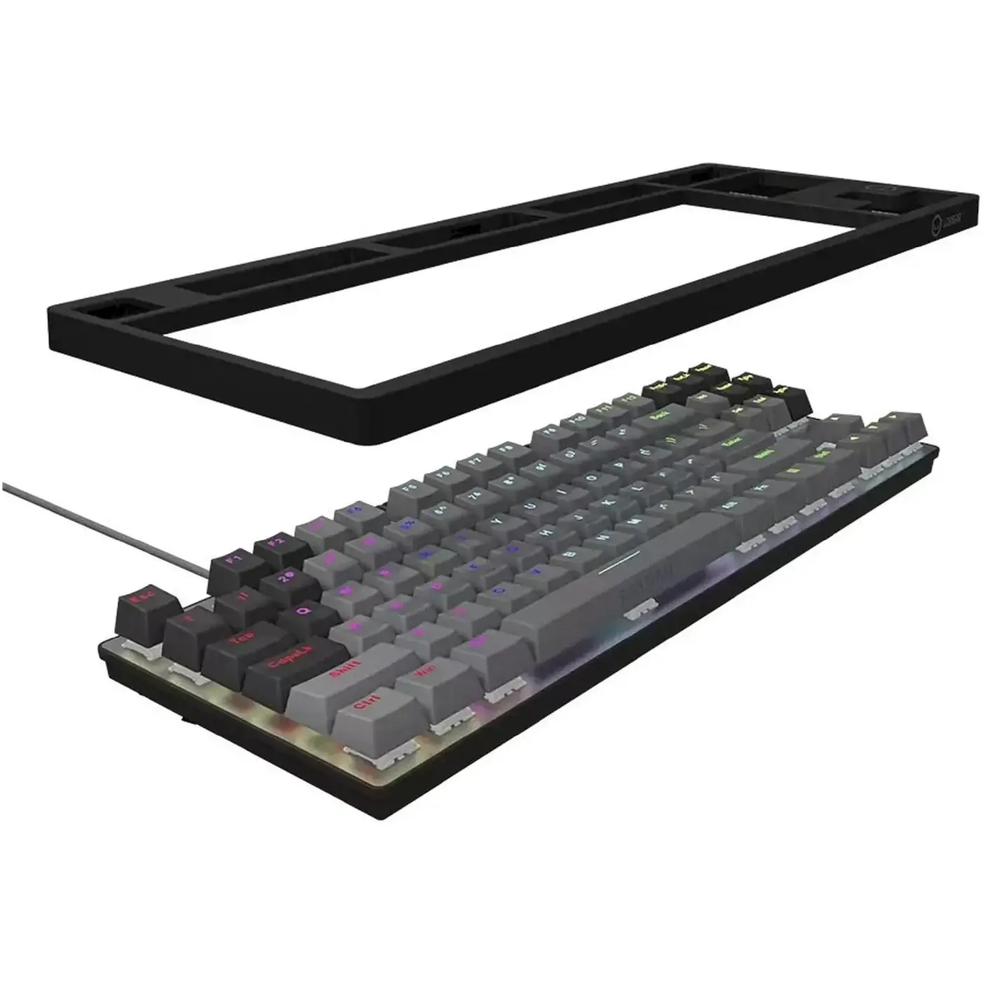 Купити Клавіатура Lorgar Azar 514TKL RGB Mechanical USB UA Black/Grey (LRG-GK514TKL-BK-UA) - фото 7