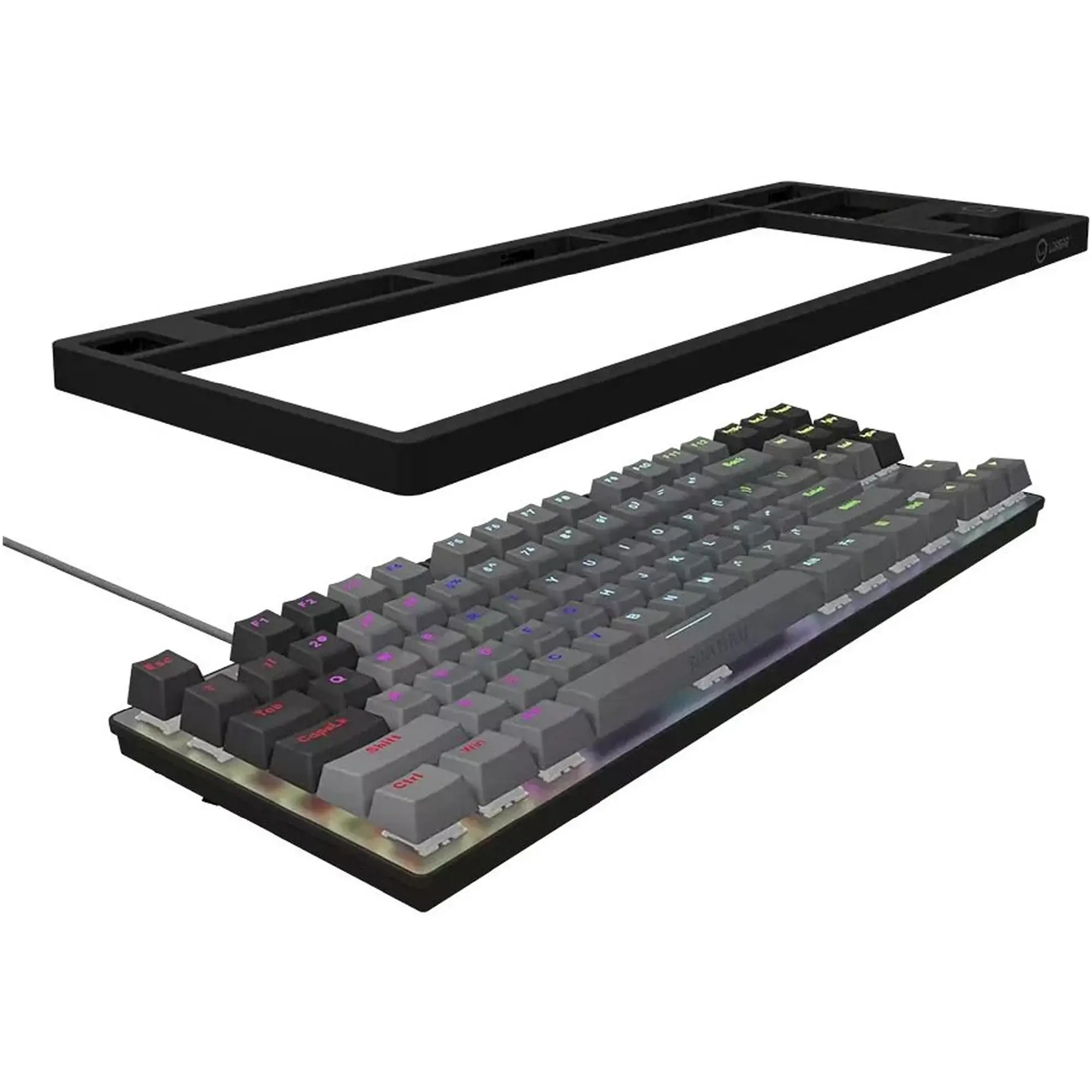 Купити Клавіатура Lorgar Azar 514TKL RGB Mechanical USB UA Black/Grey (LRG-GK514TKL-BK-UA) - фото 7