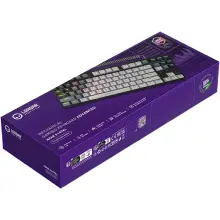 Купити Клавіатура Lorgar Azar 514TKL RGB Mechanical USB UA White/Grey (LRG-GK514TKL-WH-UA) - фото 6
