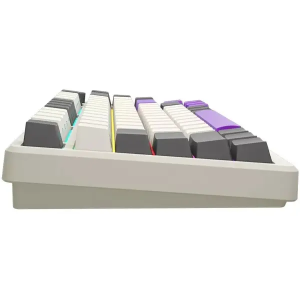 Купити Клавіатура Lorgar KBP7075W Pro RGB Wireless/Bluetooth/USB UA Beige (LRG-KBP7075W-RT-US) - фото 3