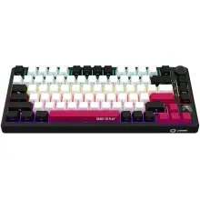 Купити Клавіатура Lorgar KBP7075W Pro RGB Wireless/Bluetooth/USB UA Black/red (LRG-KBP7075W-BK-US) - фото 2