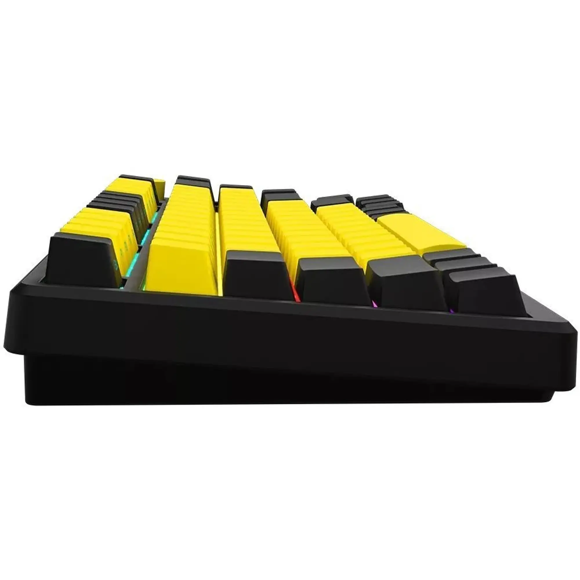 Купити Клавіатура Lorgar KBP7075W Pro RGB Wireless/Bluetooth/USB UA Black/yellow (LRG-KBP7075W-YL-US) - фото 4