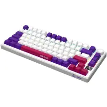 Купити Клавіатура Lorgar KBP7075W Pro RGB Wireless/Bluetooth/USB UA White (LRG-KBP7075W-WH-US) - фото 3