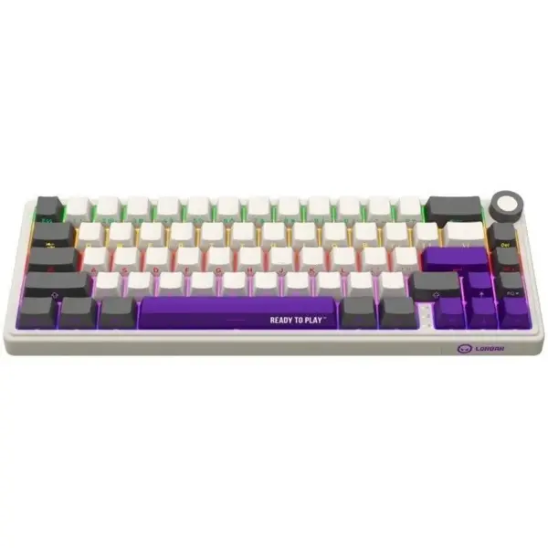 Купити Клавіатура Lorgar KBP70MW Pro RGB Wireless/Bluetooth/USB UA Beige (LRG-KBP70MW-RT-US) - фото 2