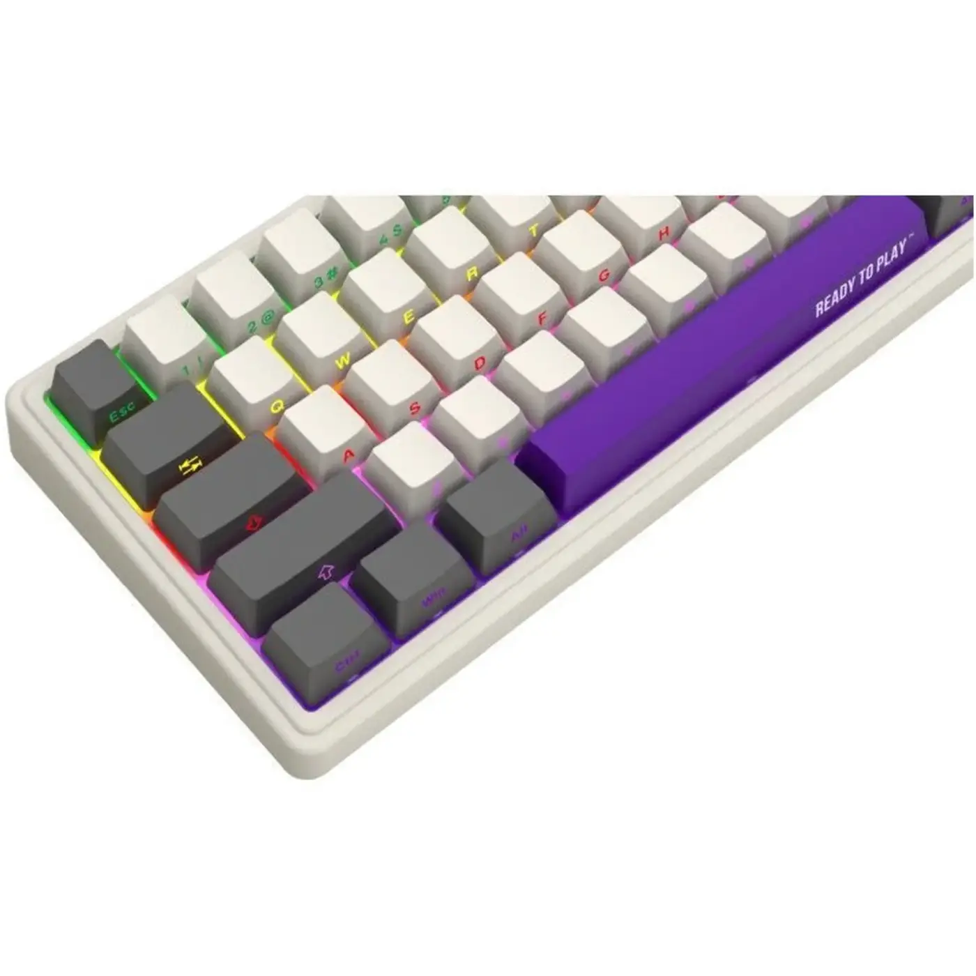Купити Клавіатура Lorgar KBP70MW Pro RGB Wireless/Bluetooth/USB UA Beige (LRG-KBP70MW-RT-US) - фото 5