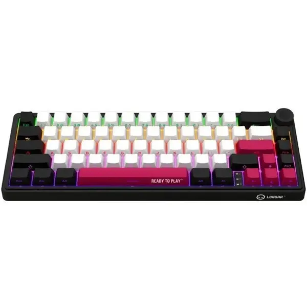 Купити Клавіатура Lorgar KBP70MW Pro RGB Wireless/Bluetooth/USB UA Black/Red (LRG-KBP70MW-BK-US) - фото 2