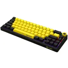 Купити Клавіатура Lorgar KBP70MW Pro RGB Wireless/Bluetooth/USB UA Black/yellow (LRG-KBP70MW-YL-US) - фото 3