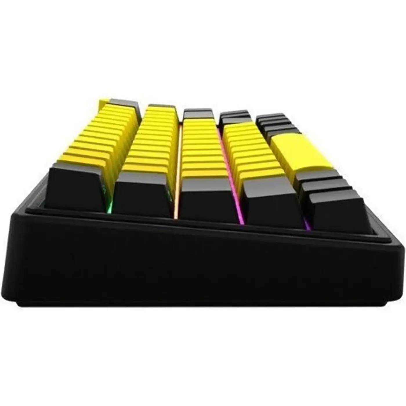 Купити Клавіатура Lorgar KBP70MW Pro RGB Wireless/Bluetooth/USB UA Black/yellow (LRG-KBP70MW-YL-US) - фото 6