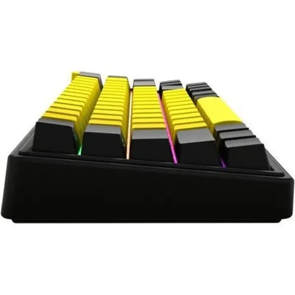 Купити Клавіатура Lorgar KBP70MW Pro RGB Wireless/Bluetooth/USB UA Black/yellow (LRG-KBP70MW-YL-US) - фото 6