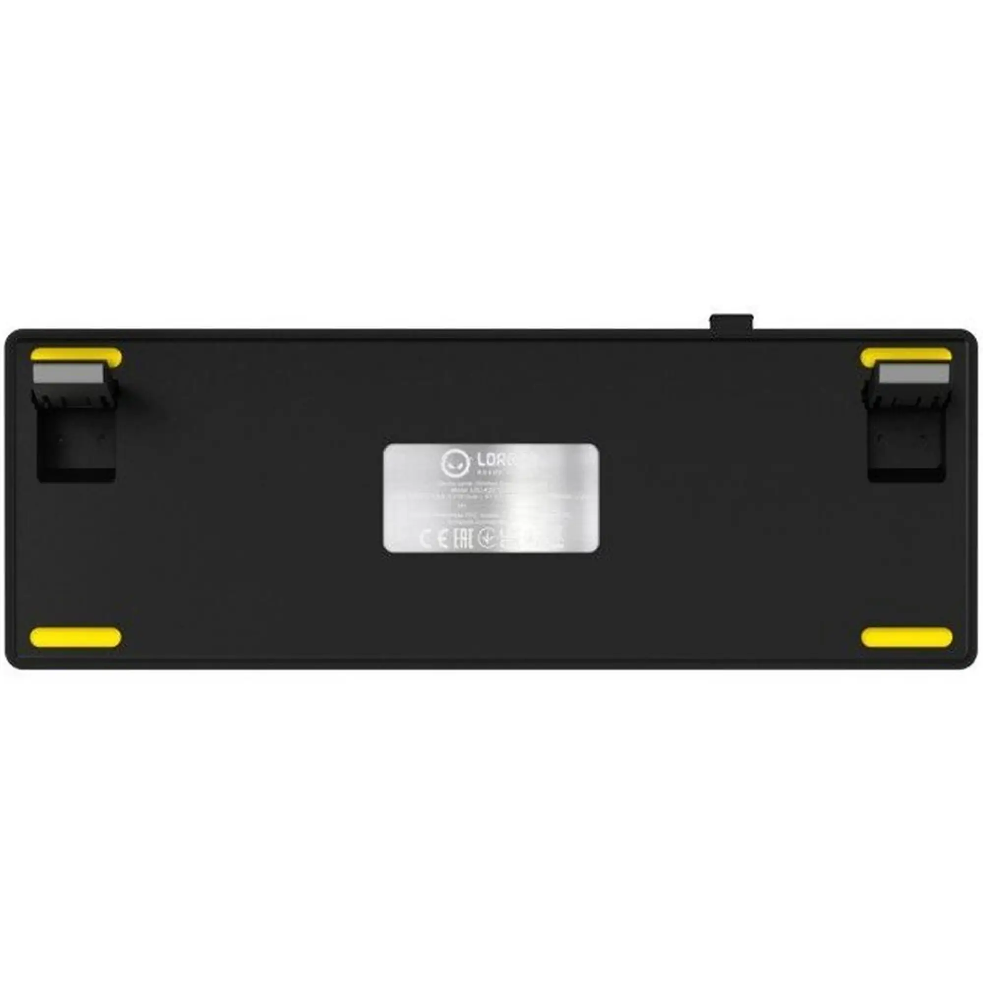 Купити Клавіатура Lorgar KBP70MW Pro RGB Wireless/Bluetooth/USB UA Black/yellow (LRG-KBP70MW-YL-US) - фото 8