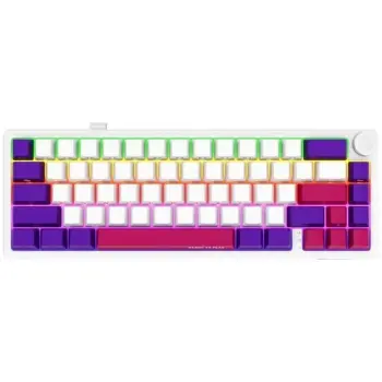 Купити Клавіатура Lorgar KBP70MW Pro RGB Wireless/Bluetooth/USB UA White (LRG-KBP70MW-WH-US) - фото 1