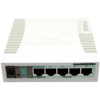 Купити Комутатор MikroTik Cloud Smart Switch RB260GS (CSS106-5G-1S) - фото 1