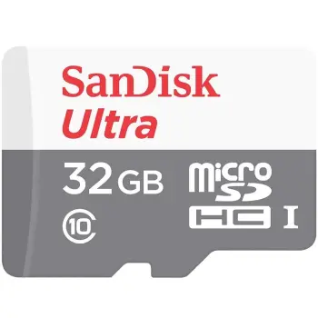 Купить Карта памяти SanDisk microSD 32GB C10 UHS-I R100MB/s Ultra (SDSQUNR-032G-GN3MN) - фото 1