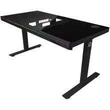 Купить Компьютерный стол с электрорегулировкой высоты Lorgar ELITE 90G Glass Black (LRG-DE90G) - фото 2