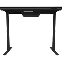 Купить Компьютерный стол с электрорегулировкой высоты Lorgar ELITE 90G Glass Black (LRG-DE90G) - фото 3