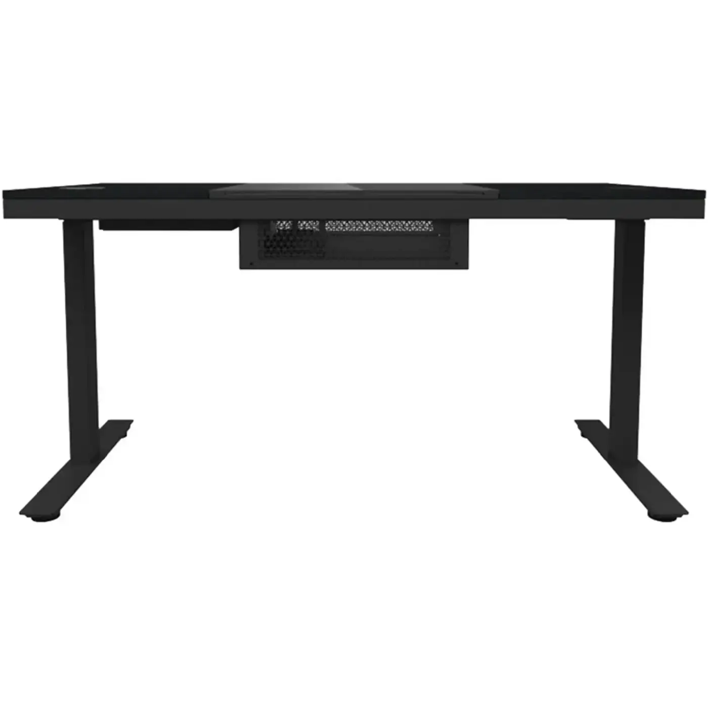 Купить Компьютерный стол с электрорегулировкой высоты Lorgar ELITE 90G Glass Black (LRG-DE90G) - фото 4