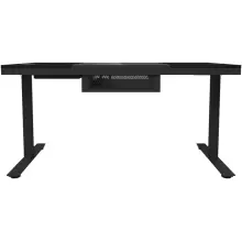 Купить Компьютерный стол с электрорегулировкой высоты Lorgar ELITE 90G Glass Black (LRG-DE90G) - фото 4